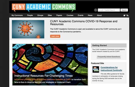 40,098 Members; 24,157 Sites; 1,863 Groups; 2,164 Courses; Sites More Site Activity. . Cuny academic commons